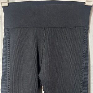 Aerie OFFLINE Classic Dark Grey ribbed  Leggings